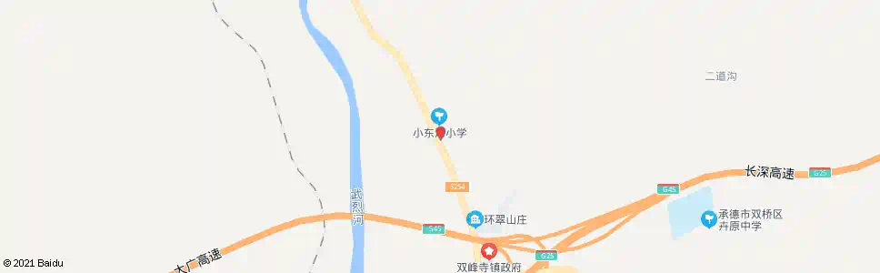 承德小东沟_公交站地图_承德公交_妙搜公交查询2025