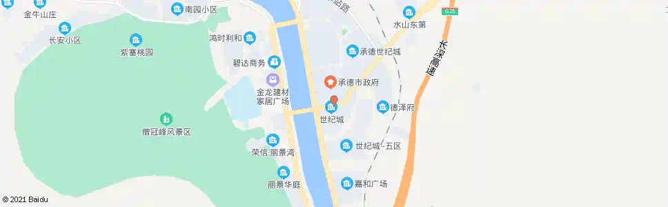 承德园林处_公交站地图_承德公交_妙搜公交查询2025