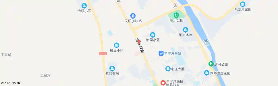承德丰宁北大桥_公交站地图_承德公交_妙搜公交查询2025