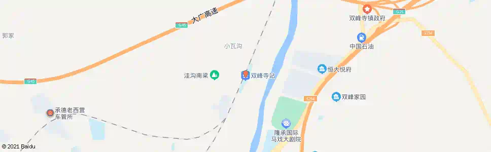 承德双峰寺_公交站地图_承德公交_妙搜公交查询2025