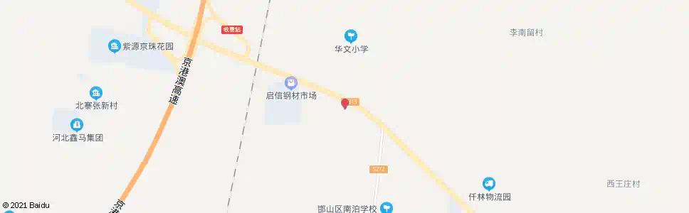 邯郸冀南批发市场_公交站地图_邯郸公交_妙搜公交查询2025