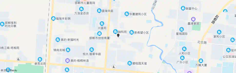 邯郸新兴大街北仓路口_公交站地图_邯郸公交_妙搜公交查询2025