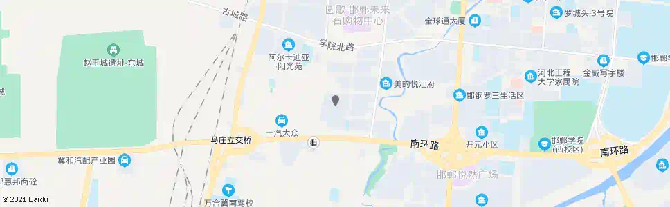 邯郸金碧苑_公交站地图_邯郸公交_妙搜公交查询2025