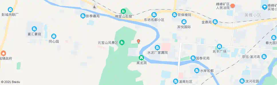 邯郸元宝山风景区_公交站地图_邯郸公交_妙搜公交查询2025