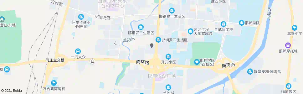 邯郸中华南小区(南行)_公交站地图_邯郸公交_妙搜公交查询2025
