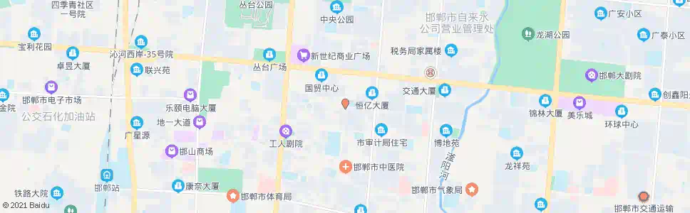邯郸朝阳路曙光街口_公交站地图_邯郸公交_妙搜公交查询2025
