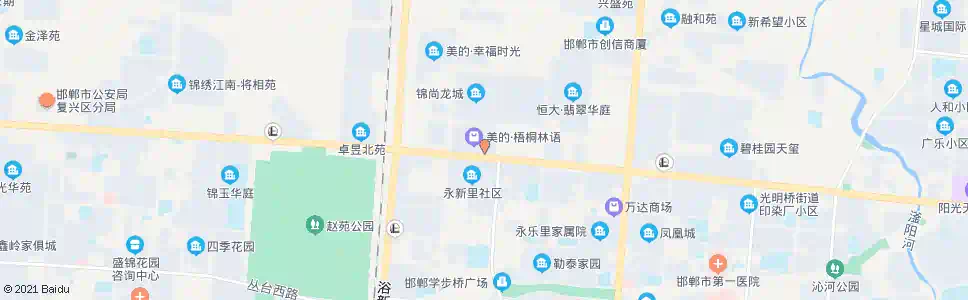 邯郸棉二家属院_公交站地图_邯郸公交_妙搜公交查询2025