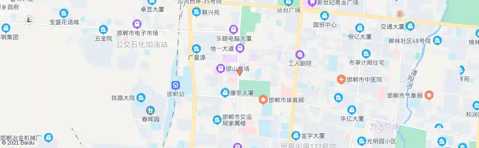 邯郸标金金店_公交站地图_邯郸公交_妙搜公交查询2025