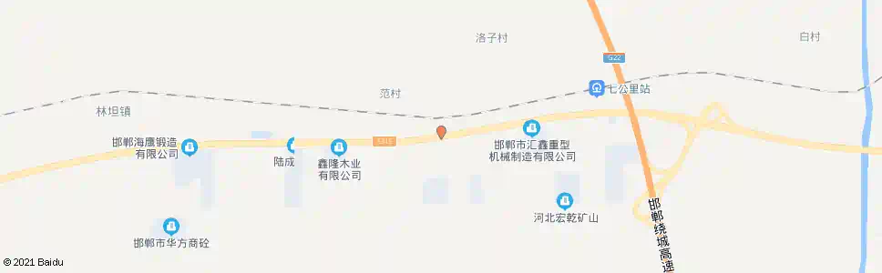 邯郸范村_公交站地图_邯郸公交_妙搜公交查询2025