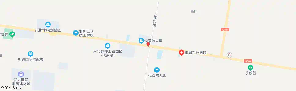 邯郸代召_公交站地图_邯郸公交_妙搜公交查询2025