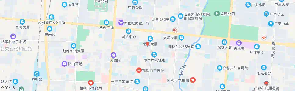 邯郸朝阳路光明街口_公交站地图_邯郸公交_妙搜公交查询2025