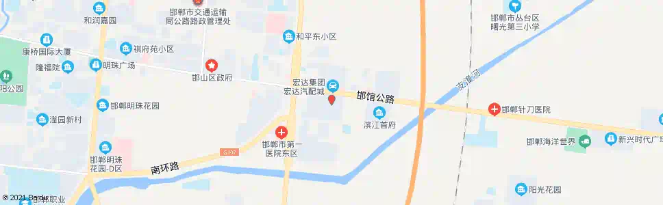 邯郸邯郸制药有限公司_公交站地图_邯郸公交_妙搜公交查询2025