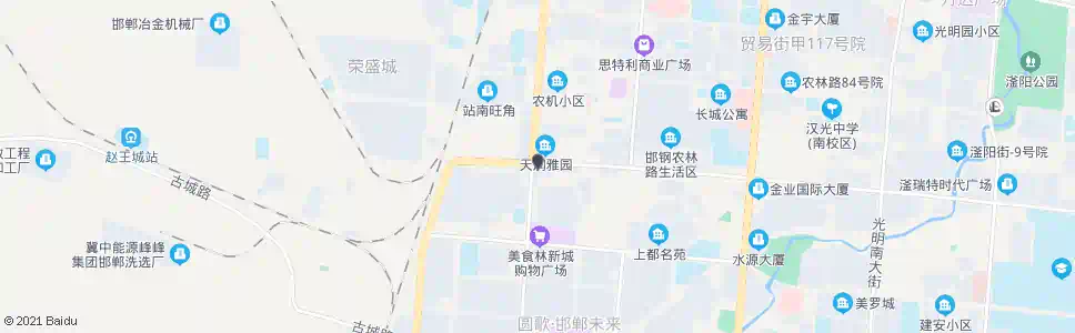 邯郸内然机厂_公交站地图_邯郸公交_妙搜公交查询2025