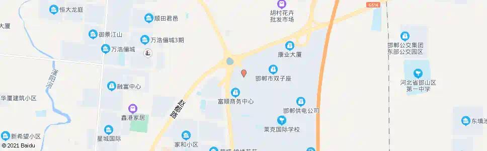 邯郸华联汽贸_公交站地图_邯郸公交_妙搜公交查询2025