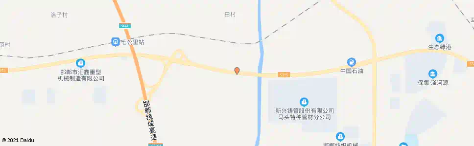 邯郸白村_公交站地图_邯郸公交_妙搜公交查询2025