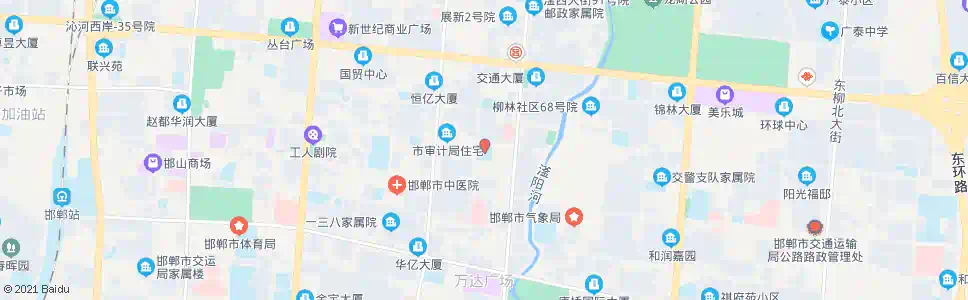 邯郸黎明街小学_公交站地图_邯郸公交_妙搜公交查询2025