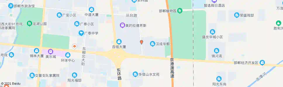 邯郸世纪大街人民路口_公交站地图_邯郸公交_妙搜公交查询2025