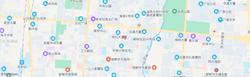 邯郸华冶招待所_公交站地图_邯郸公交_妙搜公交查询2025