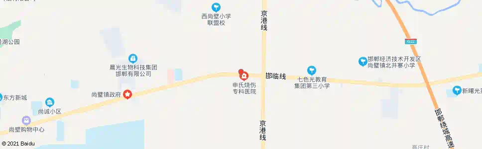 邯郸中亓固_公交站地图_邯郸公交_妙搜公交查询2025