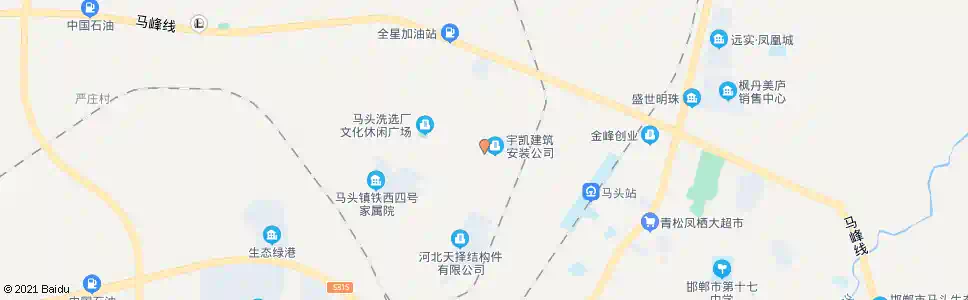 邯郸马头洗选厂_公交站地图_邯郸公交_妙搜公交查询2025