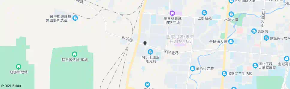 邯郸学院北路107国道口_公交站地图_邯郸公交_妙搜公交查询2025