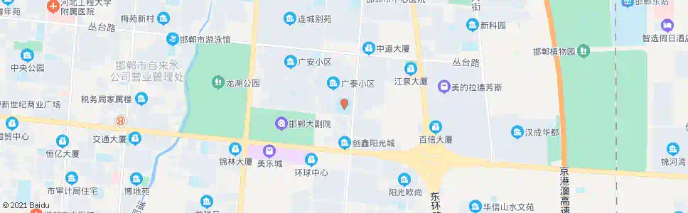 邯郸广泰中学_公交站地图_邯郸公交_妙搜公交查询2025