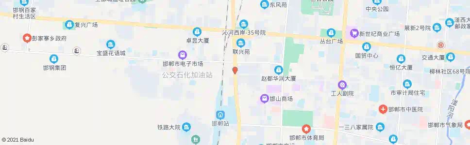 邯郸沁河街西囗_公交站地图_邯郸公交_妙搜公交查询2025