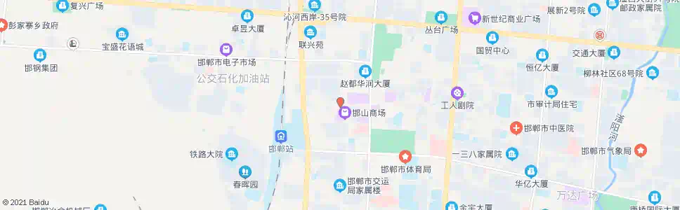 邯郸和平路邯山街口_公交站地图_邯郸公交_妙搜公交查询2025