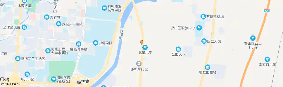 邯郸北郎堡村西_公交站地图_邯郸公交_妙搜公交查询2025