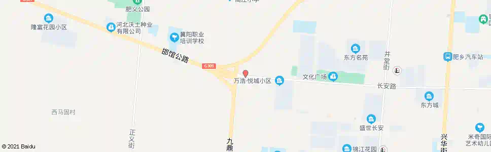 邯郸肥乡西转盘_公交站地图_邯郸公交_妙搜公交查询2025