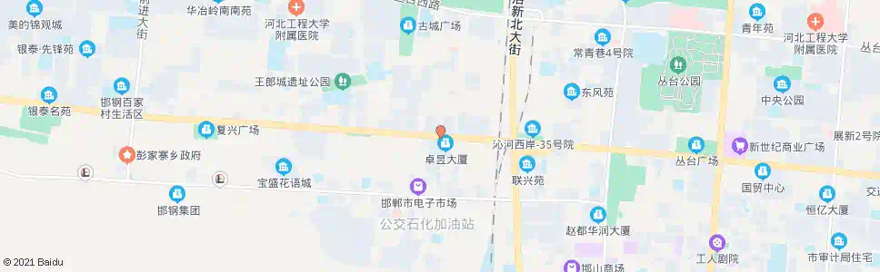 邯郸清真肉联厂(大乘寺)_公交站地图_邯郸公交_妙搜公交查询2025