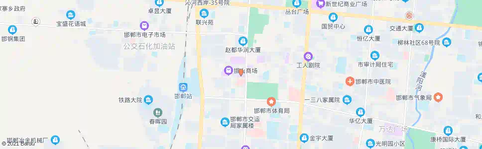 邯郸阳光世贸广场_公交站地图_邯郸公交_妙搜公交查询2025