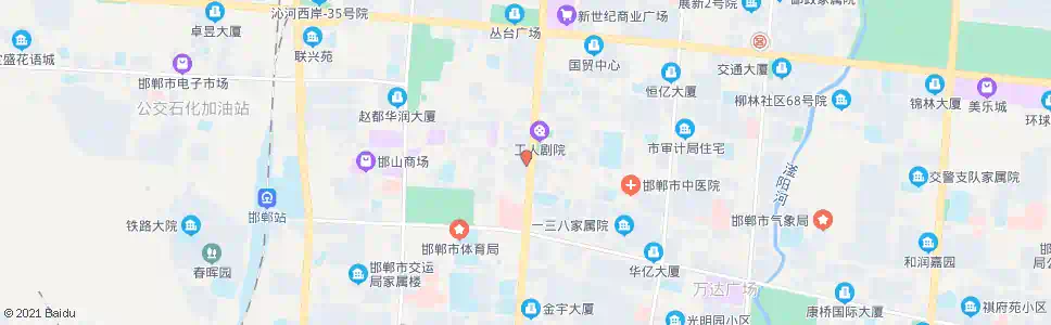 邯郸医药大厦_公交站地图_邯郸公交_妙搜公交查询2025