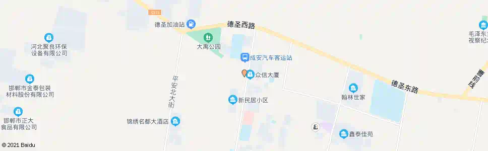 邯郸凤凰路富康街口_公交站地图_邯郸公交_妙搜公交查询2025