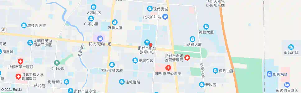 邯郸北方学校_公交站地图_邯郸公交_妙搜公交查询2025