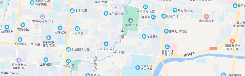 邯郸世纪家园装饰城_公交站地图_邯郸公交_妙搜公交查询2025