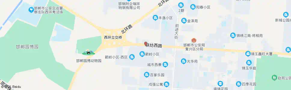 邯郸联防路高铁西区_公交站地图_邯郸公交_妙搜公交查询2025