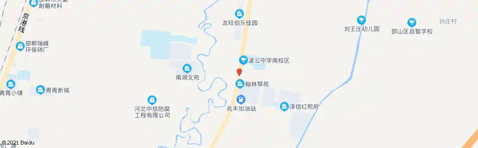 邯郸南湖文苑闫浅村_公交站地图_邯郸公交_妙搜公交查询2025