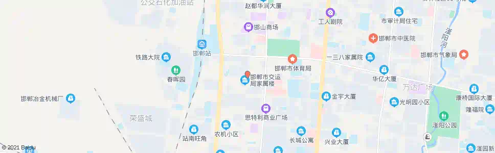 邯郸邯山街劳动路口_公交站地图_邯郸公交_妙搜公交查询2025