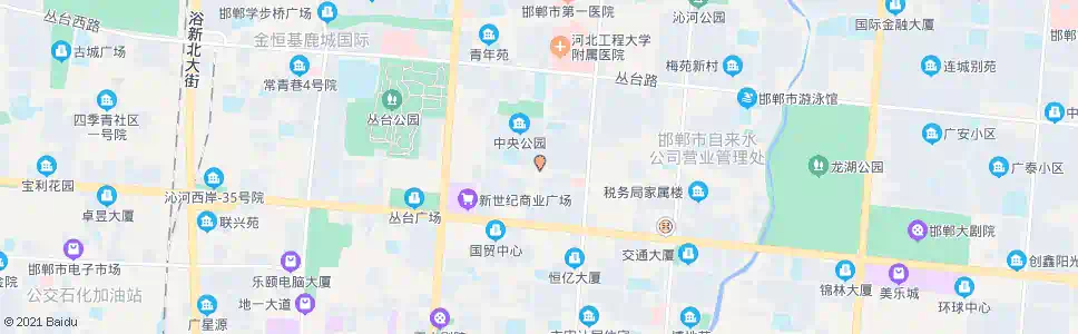 邯郸展览路曙光街口_公交站地图_邯郸公交_妙搜公交查询2025