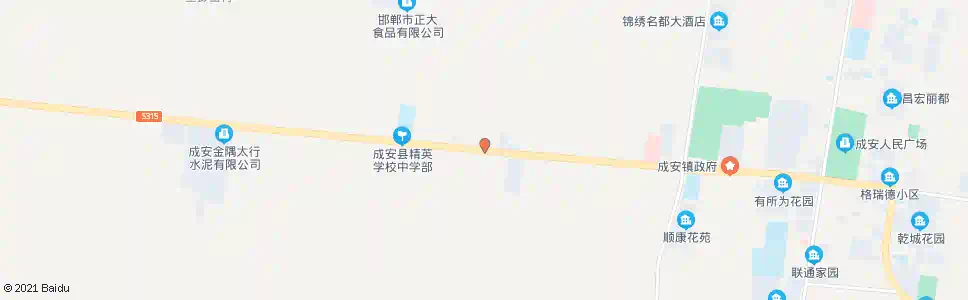 邯郸成安交警队_公交站地图_邯郸公交_妙搜公交查询2025