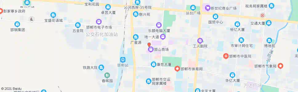 邯郸邯郸市钟表公司_公交站地图_邯郸公交_妙搜公交查询2025