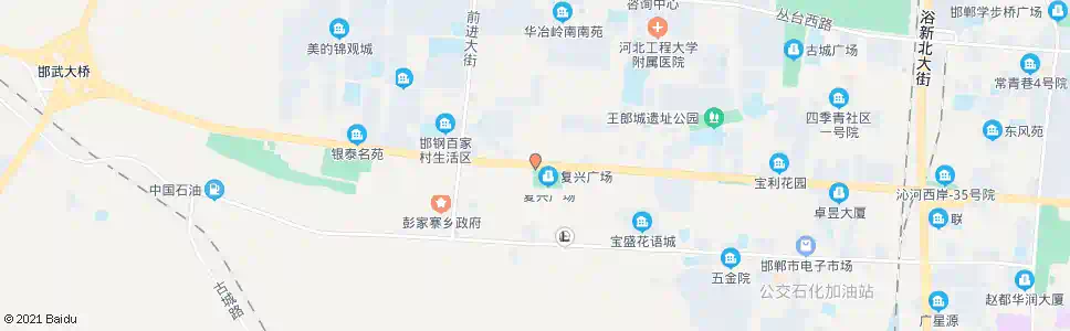 邯郸王朗新村_公交站地图_邯郸公交_妙搜公交查询2025