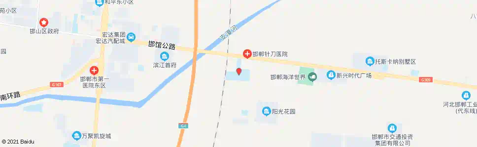 邯郸芳园中学_公交站地图_邯郸公交_妙搜公交查询2025
