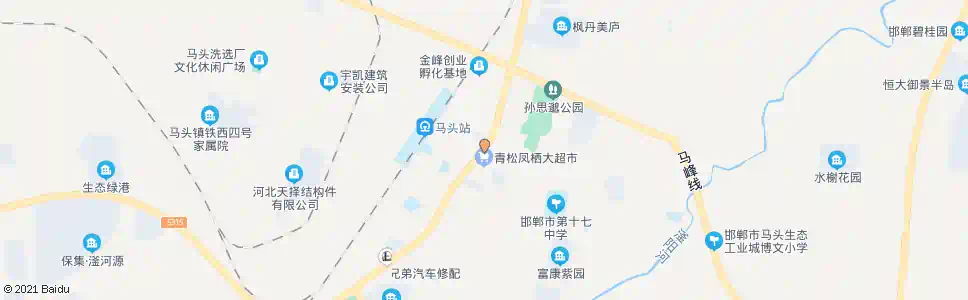 邯郸马头邮局_公交站地图_邯郸公交_妙搜公交查询2025