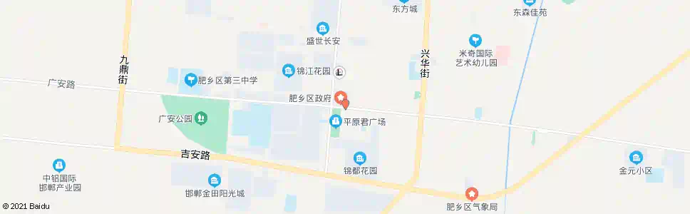 邯郸肥乡县委_公交站地图_邯郸公交_妙搜公交查询2025