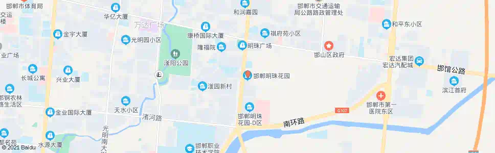 邯郸明珠花园_公交站地图_邯郸公交_妙搜公交查询2025
