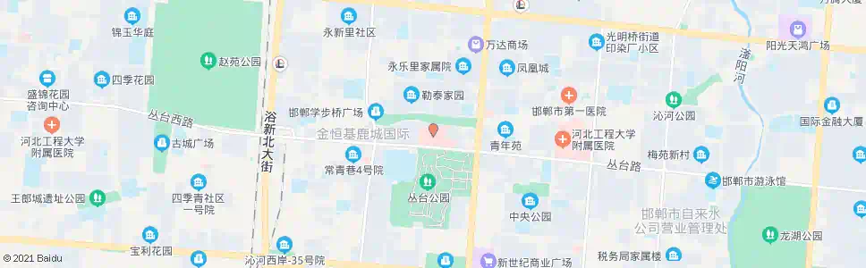 邯郸市第一医院_公交站地图_邯郸公交_妙搜公交查询2025