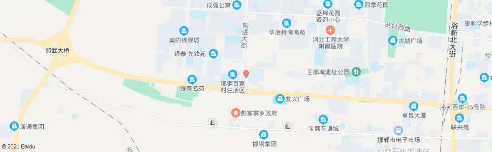 邯郸复兴粮油_公交站地图_邯郸公交_妙搜公交查询2025