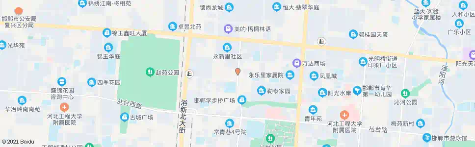 邯郸陵西大街青年路口_公交站地图_邯郸公交_妙搜公交查询2025